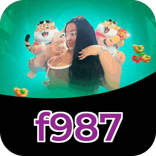 Interface do aplicativo f987 mostrando jogos disponíveis no iOS e Android